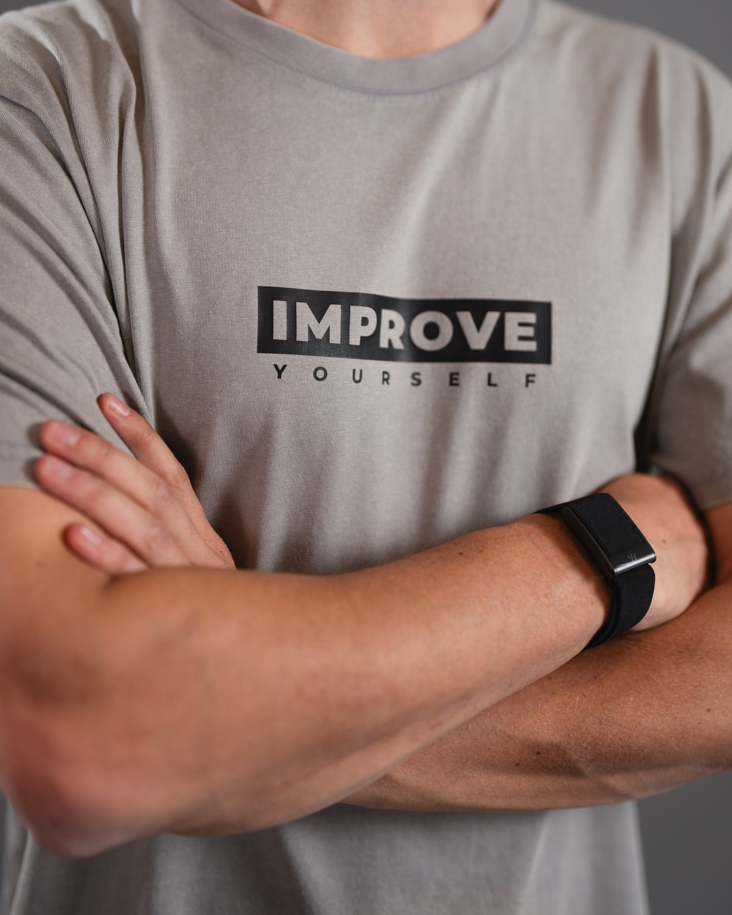 START SOMEWHERE T-Shirt – Stone Grey