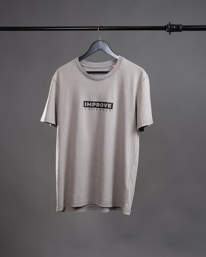 START SOMEWHERE T-Shirt – Stone Grey