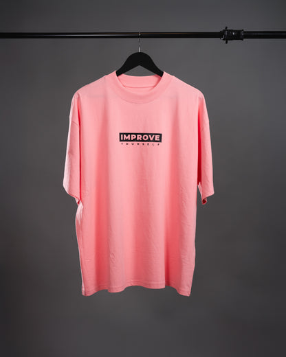 TRY DIFFERENT Oversized T-Shirt – Vintage Pink